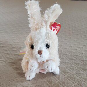 Ty Basket Beanie Baby Topsy Bunny Happy Spring Easter Stuffed Toy w/ Tag Ex Cond
